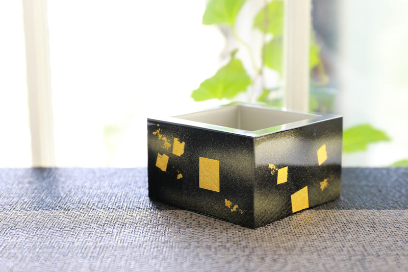 Masujiro -Dan-　Tin Masu Gold Leaf Lacquer Style