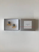 〈MICOTO> Nishijin Ori Earrings SPUTNIK Missing Pink Pink